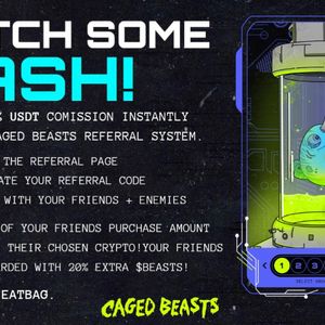 Earn $100 a Day in USDT With The Caged Beasts Referral System