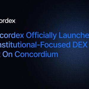 Concordex Officially Launches Its Institutional-Focused DEX Built On Concordium
