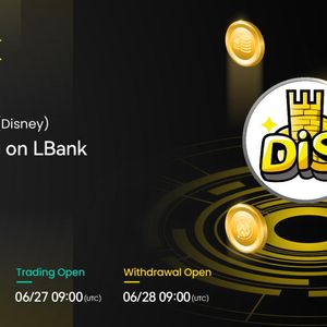 Disney (DIS) Is Now Available for Trading on LBank Exchange