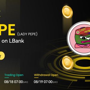 Lady Pepe (LPEPE) Is Now Available for Trading on LBank Exchange