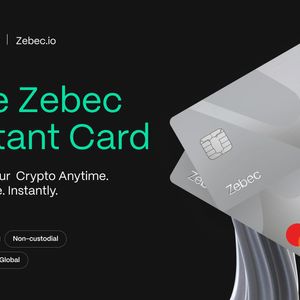 Zebec Launches Instant, Multi-chain, Non-custodial, No fees Crypto Card Worldwide