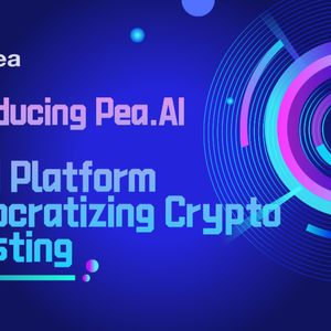Introducing Pea.AI - An AI Platform Democratizing Crypto Investing