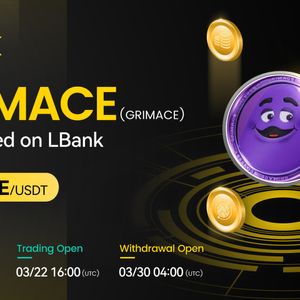 GRIMACE (GRIMACE) Is Now Available for Trading on LBank Exchange