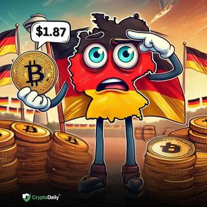 German government Bitcoin (BTC) holding now worth $1.87