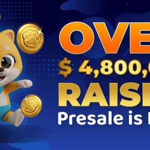 Pawfury (PAW) Achieves Over $4.8 Million in Presale Token Sales