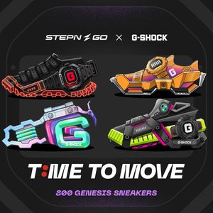 G-SHOCK and STEPN GO Announce Limited Edition Co-Branded Genesis NFT Sneakers