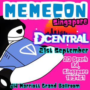 MEMECON x DCENTRAL Event on September 21 to Bring Memecoin Mayhem to Singapore