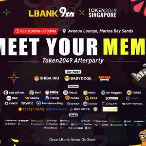 'Meet Your Meme' TOKEN2049 After Party to Unite Crypto Giants and Memecoin Enthusiasts in Singapore