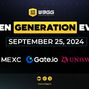 W3GG Token to be Listed on Gate.io, MEXC, and Uniswap, Leading the Future of Web3 Gaming