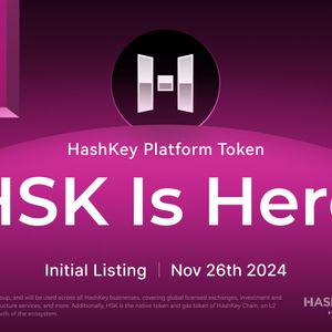 HashKey Global to Initially List HSK, the HashKey Platform Token