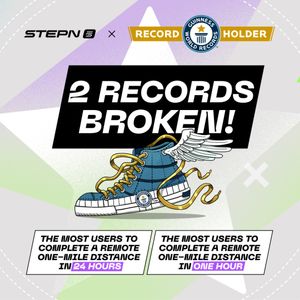 STEPN Apps Community broke TWO GUINNESS WORLD RECORDS™