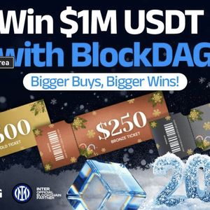 BlockDAG’s New Year Raffle Features A Huge $1M USDT Grand Prize! DOGE Price Rally Predicted & XRP Market Cap Expected to Grow