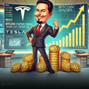 Tesla Reports $600M Paper Gain From BTC Holdings Thanks To Updated Accounting Rule