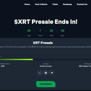 XRP News: Xrpturbo, An AI Agent Launchpad On The Ripple Blockchain Kicks Off Presale With 20% Of Its Softcap Sold Out Within Hours