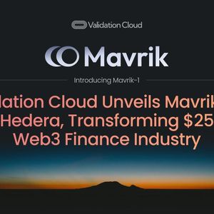 Validation Cloud Unveils Mavrik-1 AI on Hedera, Transforming $250B Web3 Finance Industry