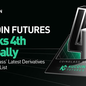 KuCoin Futures Ranks 4th Globally on CoinGlass’ Derivatives Exchange Leaderboard