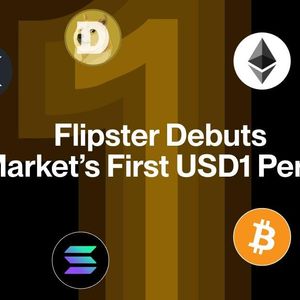 Flipster Debuts Market's First USD1 Perps for BTC, ETH, SOL, XRP, and DOGE