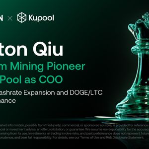 KuPool Appoints SparkPool Veteran Shelton Qiu as COO to Bolster LTC Mining and Expand Multi-Coin Operations