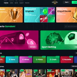 Gamdom Introduces 100% Return to Player Across All Original Crypto Casino Games