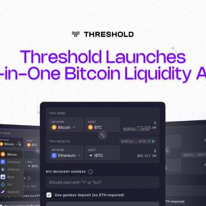 Threshold Launches All-in-One Bitcoin Liquidity App