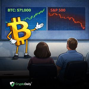 BTC Price Stays Strong at $71K While S&P 500 Slides: Stocks Rolling Over – What's Next? (March 13 Update)