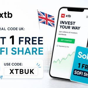 XTB Free SoFi Share now offered via Referral Code XTBUK