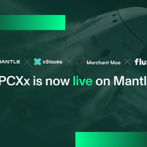 Mantle and xStocks Bring Tokenized SpaceX (SPCXx) to Fluxion & Merchant Moe as History's Largest IPO Goes Live