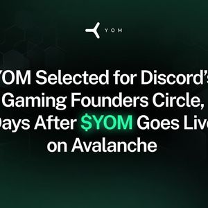 YOM Selected for Discord’s Gaming Founders Circle, Days After $YOM Goes Live on Avalanche
