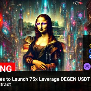 Binance Futures Announces Launch of 75x Leverage DEGEN USDT Perpetual Contract