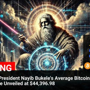 El Salvador’s President Nayib Bukele Reveals Average Bitcoin Purchase Price of $44,396.98