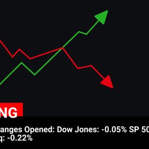 Stock Market Update: US Exchanges Open with Modest Declines in Dow Jones, S&P 500, and Nasdaq