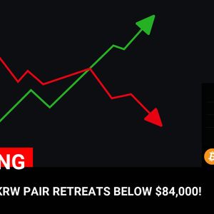 Upbit’s BTC KRW Pair Dips Below $84,000: Latest Price Update for Bitcoin ($BTC) at $93,895.90