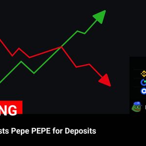 Binance.US Adds Pepe (PEPE) for Deposits: Latest Cryptocurrency Listing Update