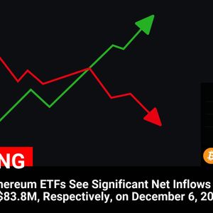 Bitcoin and Ethereum ETFs Experience Record Net Inflows on December 6, 2024, Adding $372.8M and $83.8M Respectively