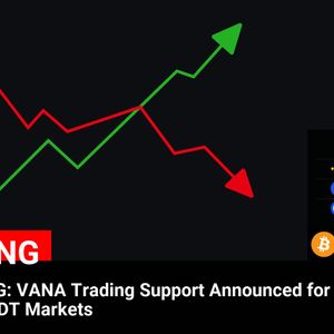 Upbit Adds VANA to KRW, BTC, and USDT Markets for Trading Support