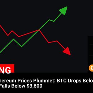 Cryptocurrency Market Update: Bitcoin and Ethereum Experience Significant Price Drops, BTC Falls Below $99,500 and ETH Below $3,600