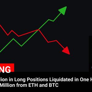 Massive Liquidation of Long Positions: ETH and BTC See $150 Million Loss in One Hour