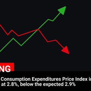 US Core PCE Price Index Falls Short of Expectations at 2.8%: Impact on Cryptocurrency Market