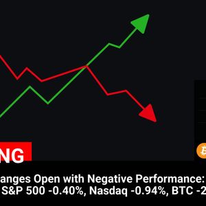 US Stock Exchanges See Decline as BTC Drops 2.23%: A Closer Look at the Latest Updates