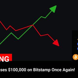 Bitcoin Price Reaches Milestone $100,000 on Bitstamp – Latest Cryptocurrency News