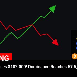 Bitcoin Hits Record High: Surpasses $102,000 with 57.5% Dominance