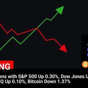 US Market Gains: S&P 500 and Dow Jones Rise, Bitcoin Sees Decline – Latest Update