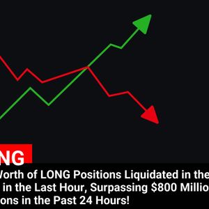 Massive Crypto Market Liquidations: Over $800 Million in 24 Hours, $210 Million in the Last Hour Alone!