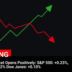 US Stock Market Begins Week on Positive Note with S&P 500, NASDAQ, and Dow Jones Gains – Latest Cryptocurrency News