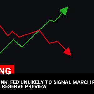 Deutsche Bank Analysis: Federal Reserve Unlikely to Signal March Rate Cut, Federal Reserve Preview