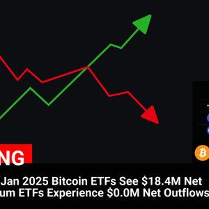 Bitcoin ETFs Garner $18.4M Inflows While Ethereum ETFs Witness Zero Outflows on 28 Jan 2025