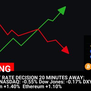 Federal Reserve Interest Rate Decision Imminent: SP500, NASDAQ, and Dow Jones Downturn, Bitcoin and Ethereum Rise – Latest Update