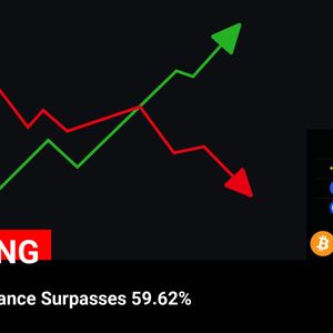 Bitcoin Dominance Reaches All-Time High at 59.62%: Latest Cryptocurrency News