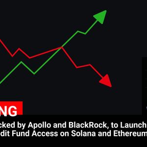 Securitize Announces Tokenized Credit Fund Access on Solana and Ethereum Chains, Backed by Apollo and BlackRock