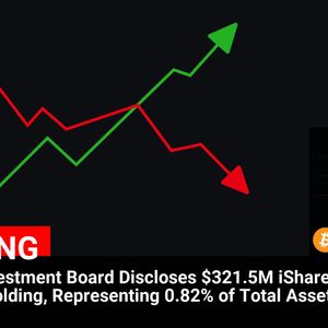 Wisconsin Investment Board Discloses $321.5M iShares Bitcoin ETF Holding, Representing 0.82% of Total Assets: 13F

💰Coin:
Bitcoin ( $BTC ) $96,782.30